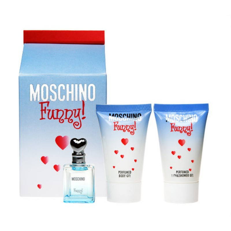 MOSCHINO FUNNY! EDT 4ML + BL 25ML + SG 25ML