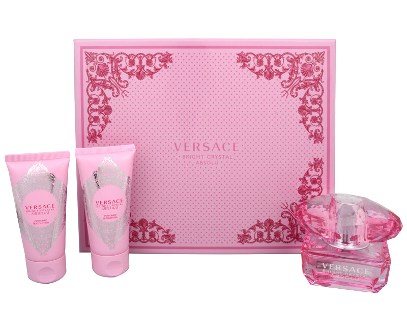 VERSACE BRIGHT CRYSTAL EDT 50ML + BALSAM DO CIAŁA 50ML + SHOWER GEL 50ML