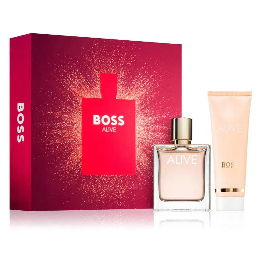 BOSS ALIVE EDP 50ML + BL 75MLwoda perfumowana + balsam do ciała