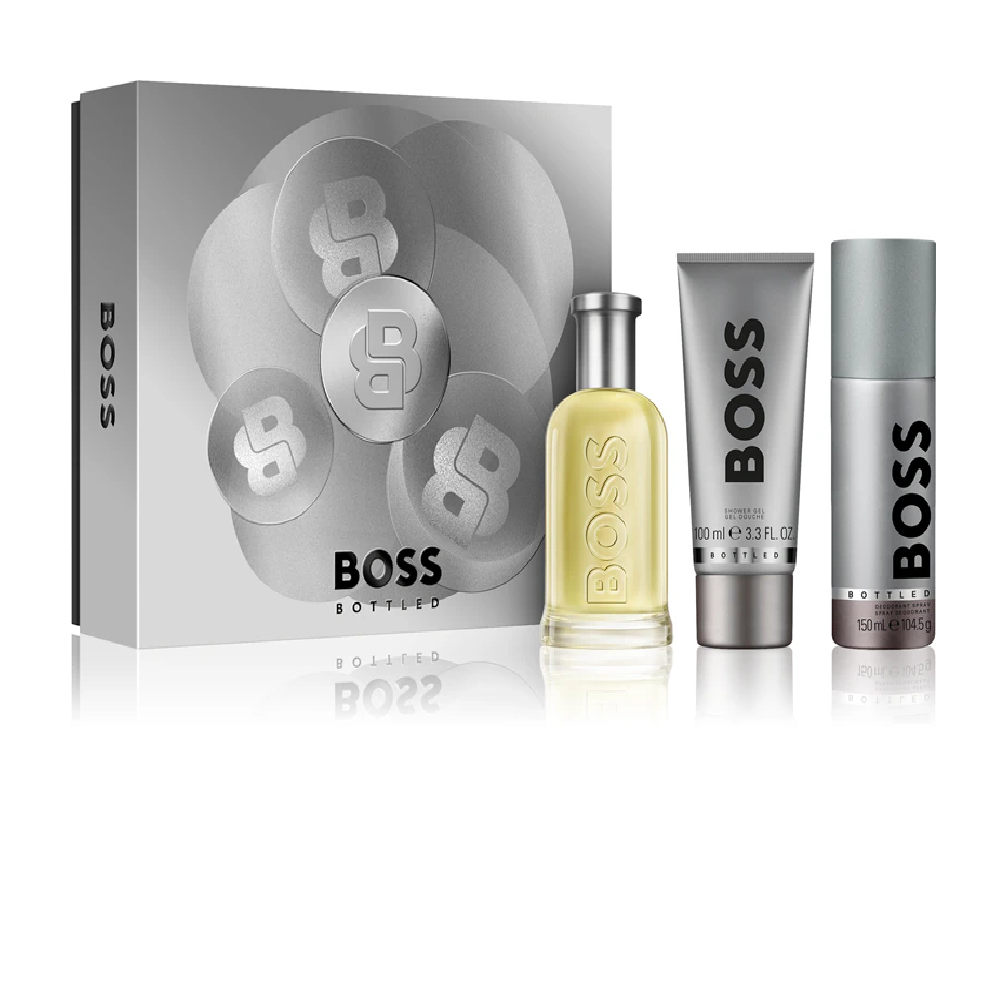 BOSS BOTTLED EDT 100ML + SG 100ML + DEO STICK 75ML