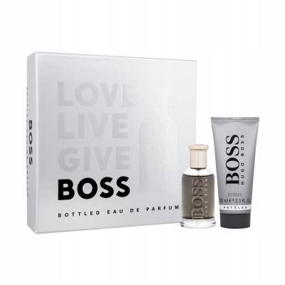 BOSS SZARY EDP 50ML + SG 100MLwoda perfumowana + żel pod prysznic