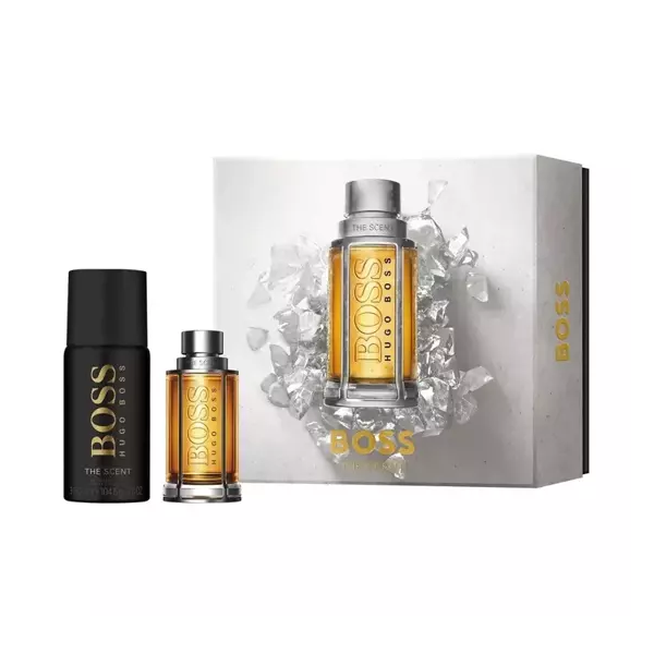 BOSS THE SCENT MAN EDT 50ML + SG 100MLwoda toaletowa + żel pod prysznic