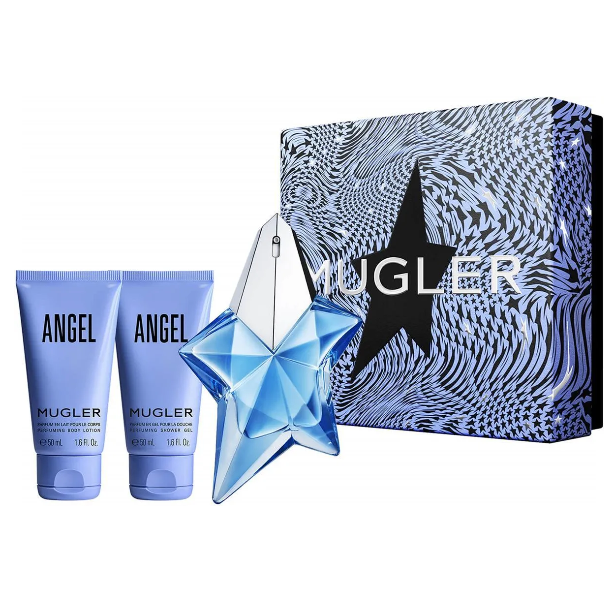 MUGLER ANGEL WOMAN EDP 25ML + BL 50ML + SG 50MLwoda perfumowana + balsam do ciała + żel pod prysznic