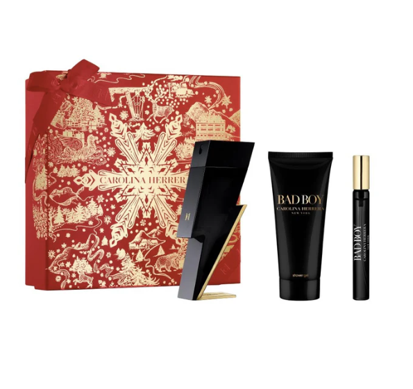 HERRERA BAD BOY EDT 100ML + EDT 10ML + SHOWER GEL 100ML
