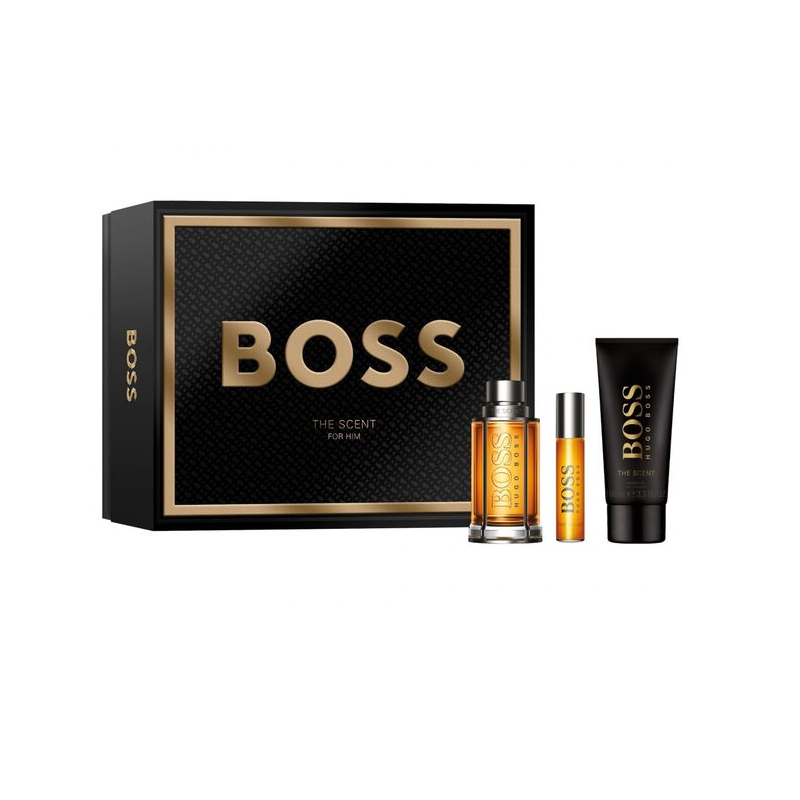 BOSS THE SCENT MAN EDT 100ML + EDT 10ML + SHOWER GEL 100ML