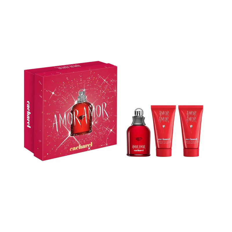CACHAREL AMOR AMOR EDT 50ML + 2x BALSAM DO CIAŁA 50ML