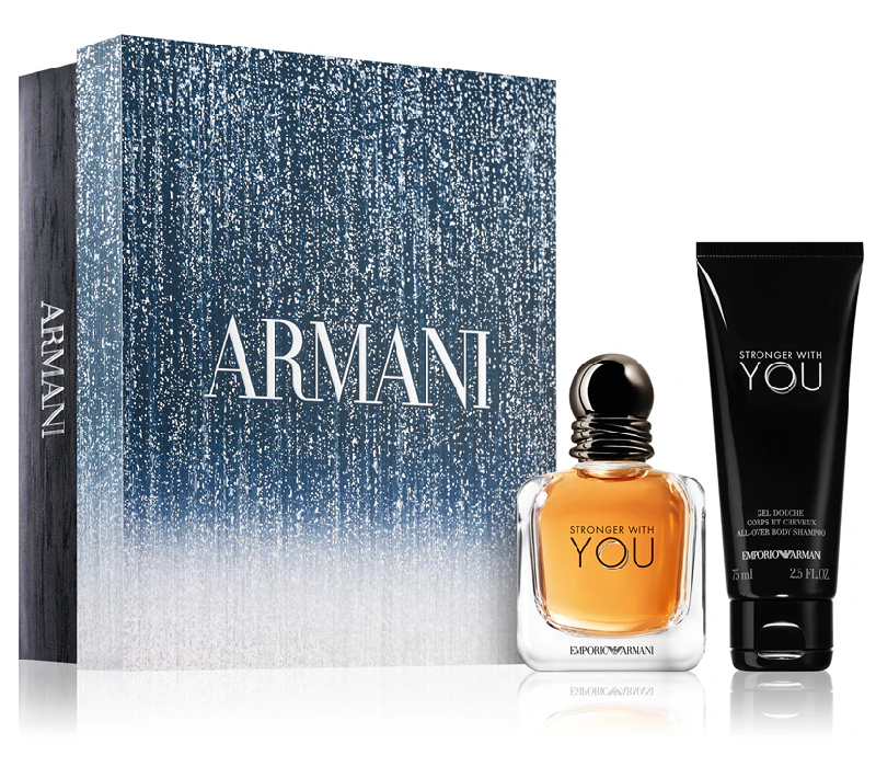 ARMANI EMPORIO STRONGER WITH YOU INTENSELY EDT 100ML + SHOWER GEL 75ML