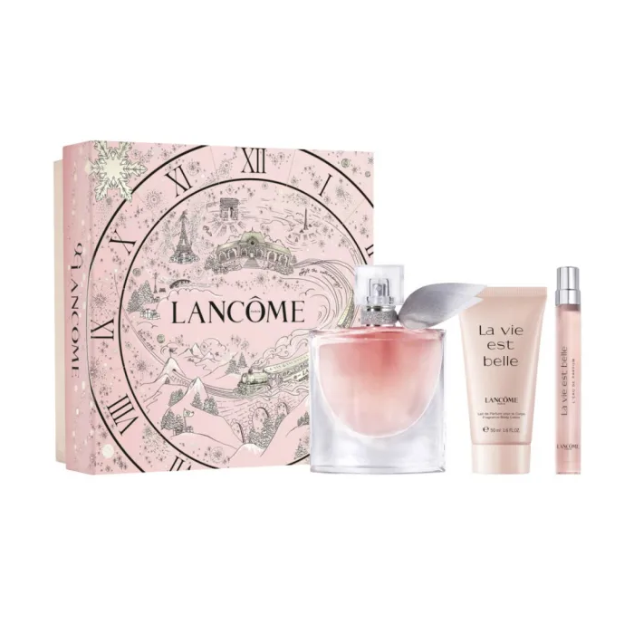 LANCOME LA VIE EST BELLE EDP 50ML + EDP 10ML + BODY LOTION 50ML
