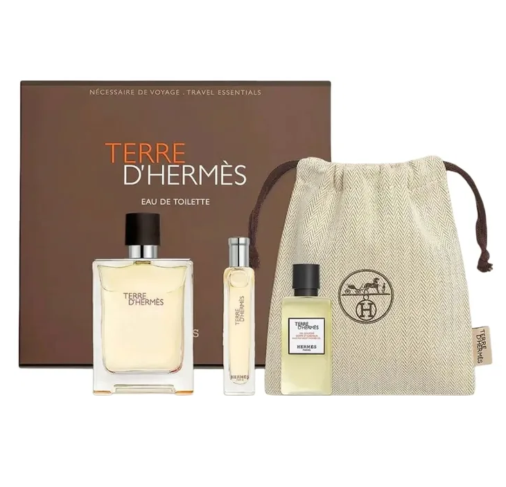 HERMES TERRE D’HERMES EDT 100ML + 15ML + SHOWER GEL 40ML + WORECZEK